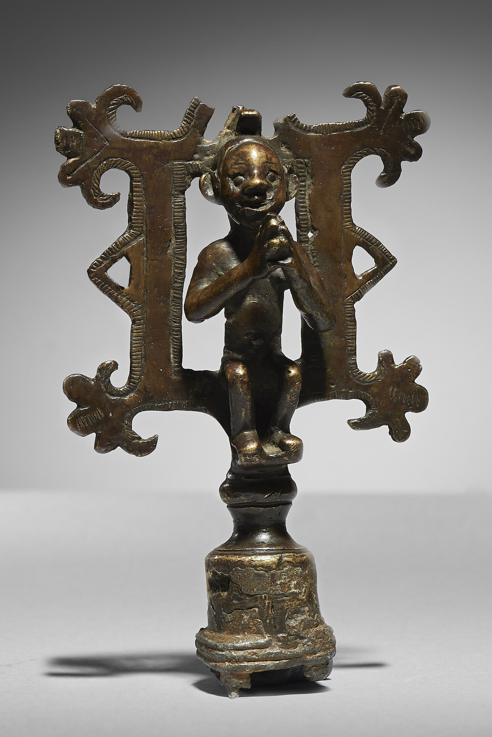 Hilt of a staff, Kongo, 17th century